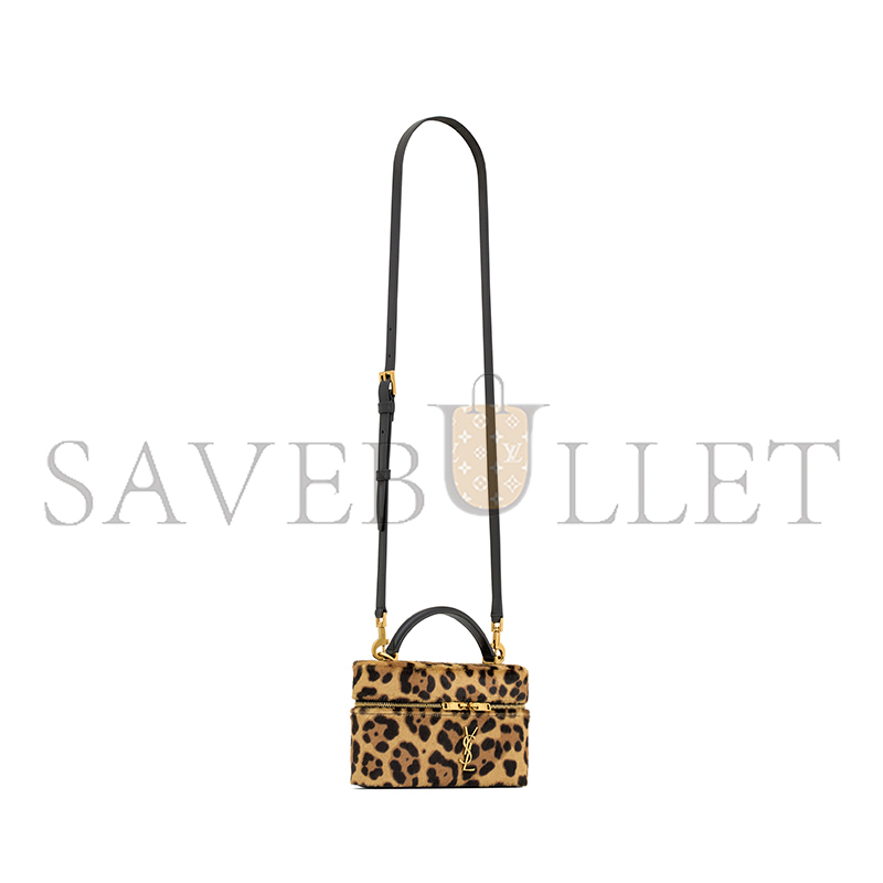 YSL GABY HORSEHAIR-EFFECT LEATHER COSMETIC BAG 798098AAE6T2490 (18*11*6.5cm) YSL GABY HORSEHAIR-EFFECT LEATHER COSMETIC BAG 798098AAE6T2490 (18*11*6.5cm)
